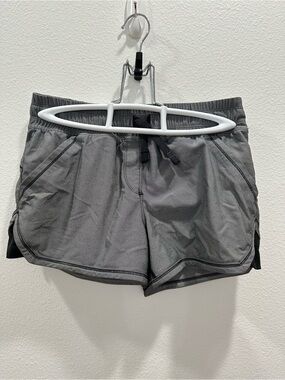 Ivivva by Lululemon Girls Athletic Gray Lined Running Shorts liner 12